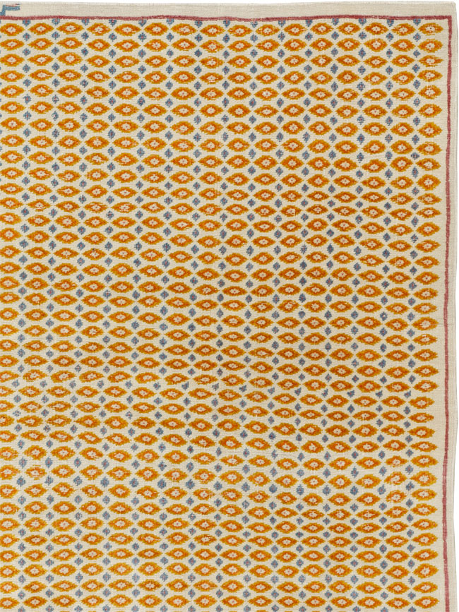 Vintage Persian Kashan Room Size Carpet, No.33419 - Galerie Shabab