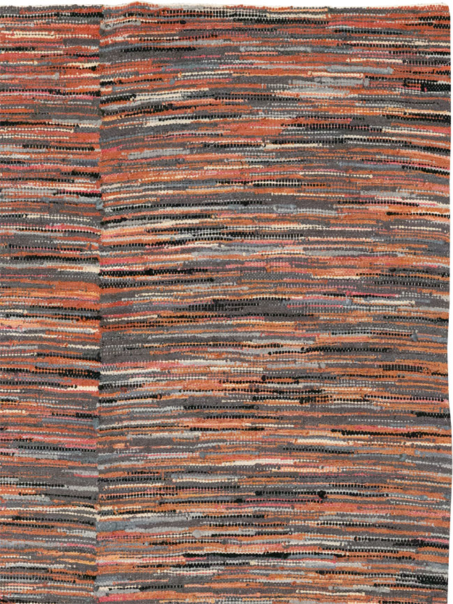 Vintage American Rag Rug, No.33424 - Galerie Shabab