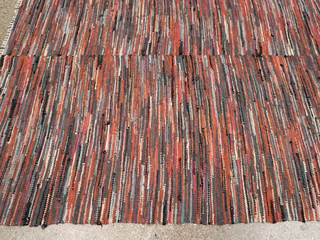 Vintage American Rag Rug, No.33424 - Galerie Shabab