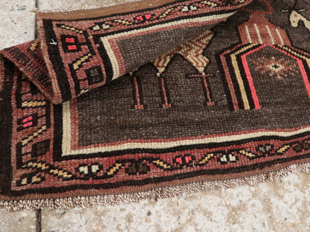 Vintage Turkish Anatolian Pictorial Rug (Pair: 1 of 2), No.33429 - Galerie Shabab