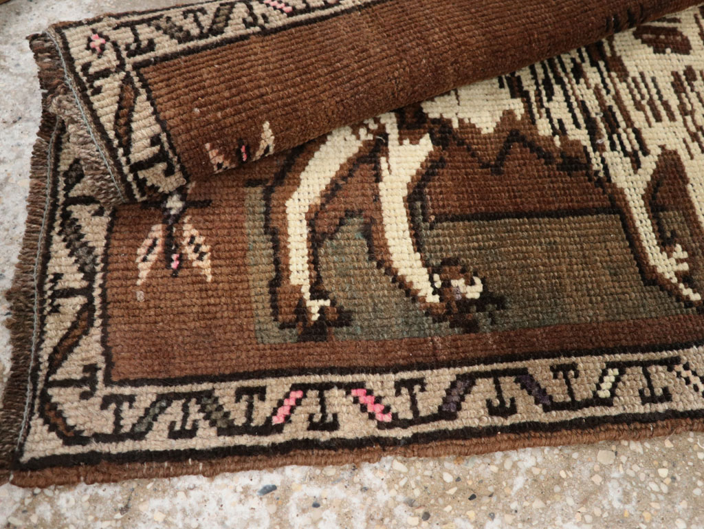 Vintage Turkish Anatolian Pictorial Rug (Pair: 2 of 2), No.33436 - Galerie Shabab