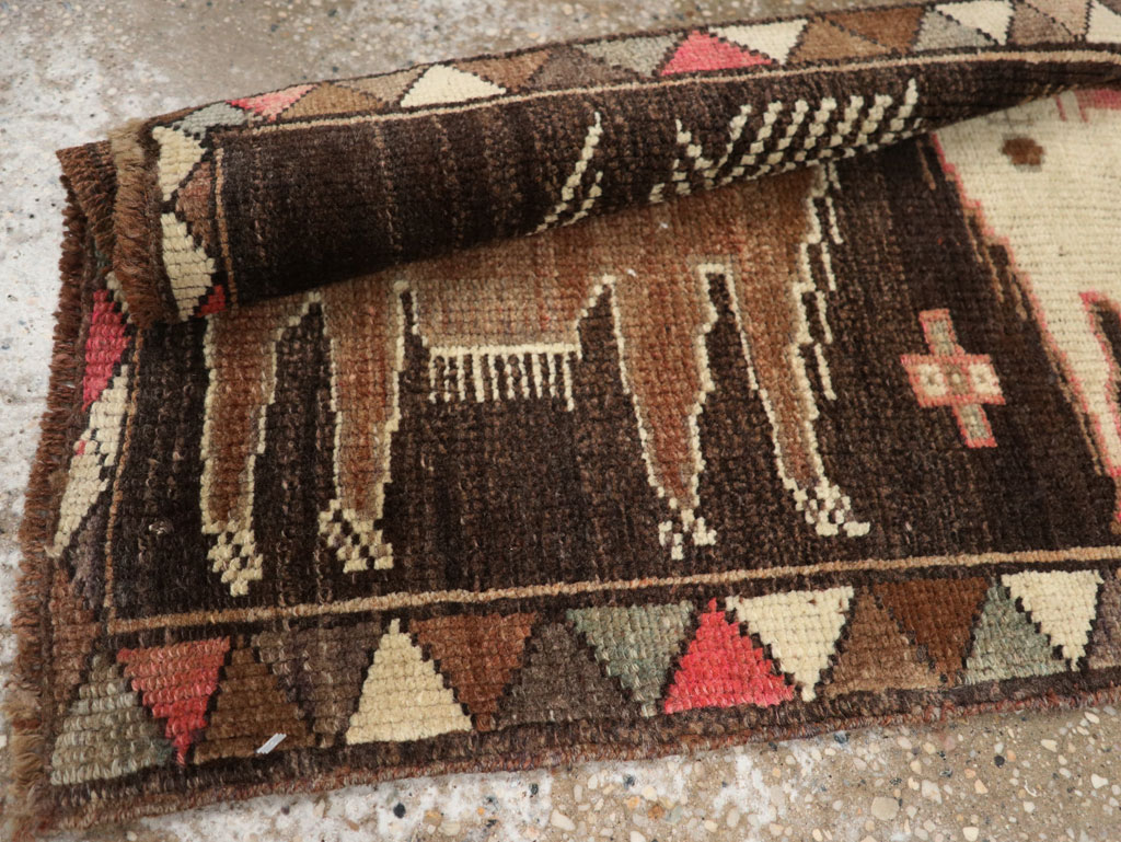 Vintage Turkish Anatolian Pictorial Rug, No.33447 - Galerie Shabab