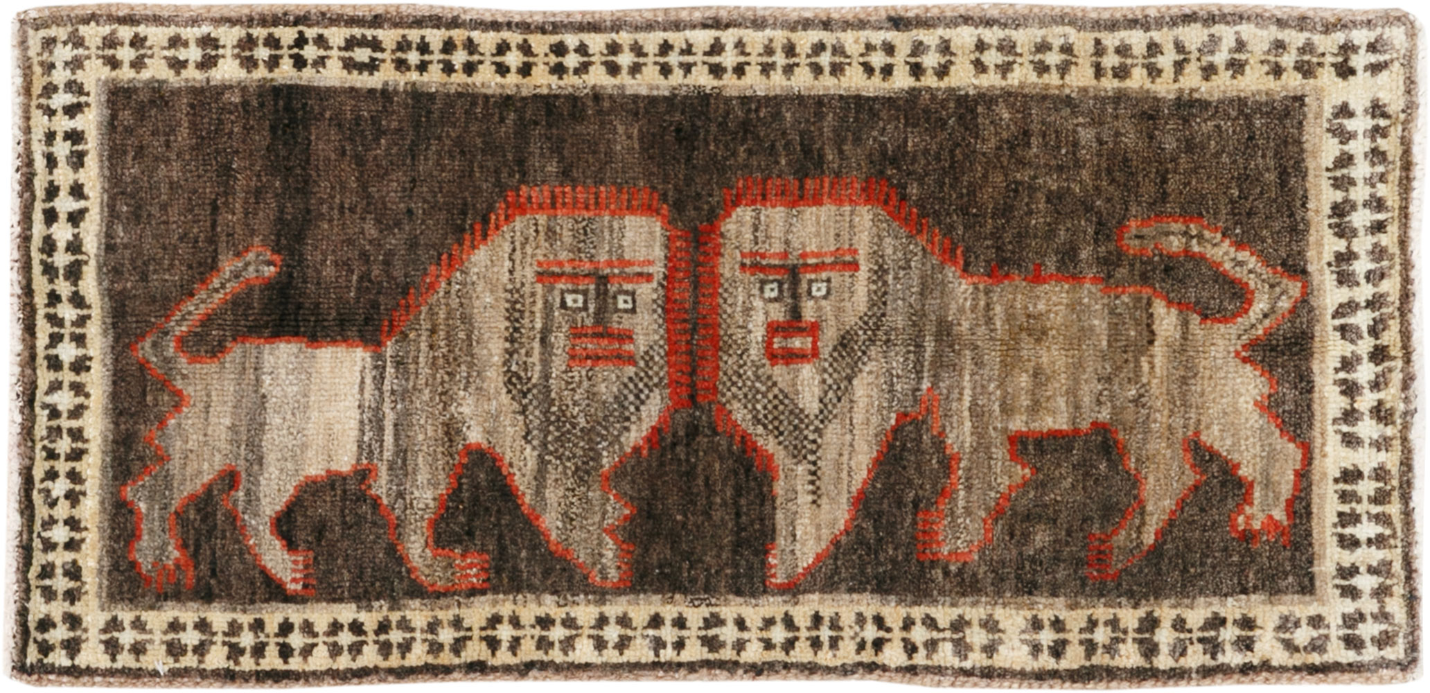 Vintage Turkish Anatolian Pictorial Rug (Pair: 2 of 2), No.33448 - Galerie Shabab