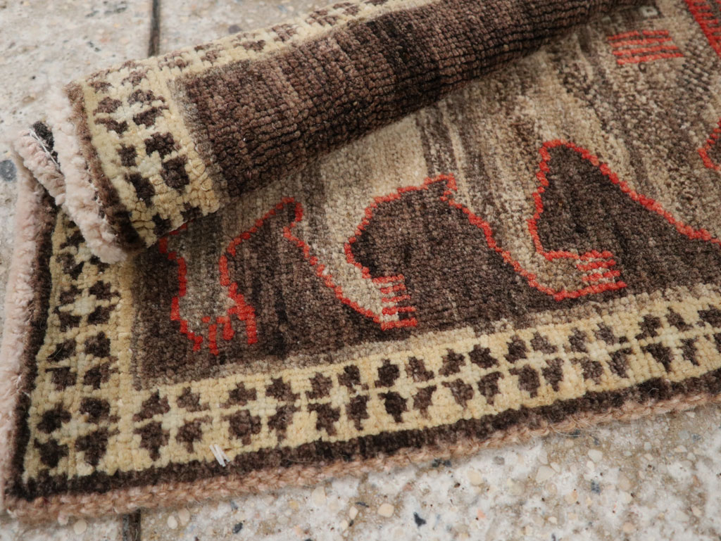 Vintage Turkish Anatolian Pictorial Rug (Pair: 2 of 2), No.33448 - Galerie Shabab