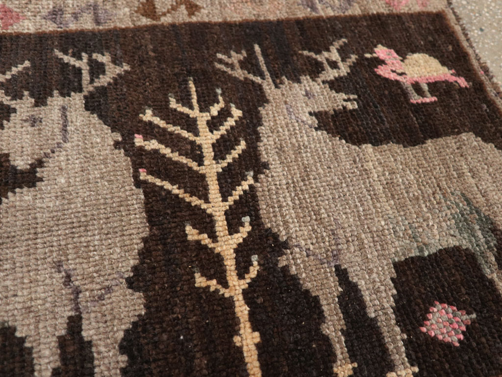 Vintage Turkish Anatolian Pictorial Rug, No.33451 - Galerie Shabab