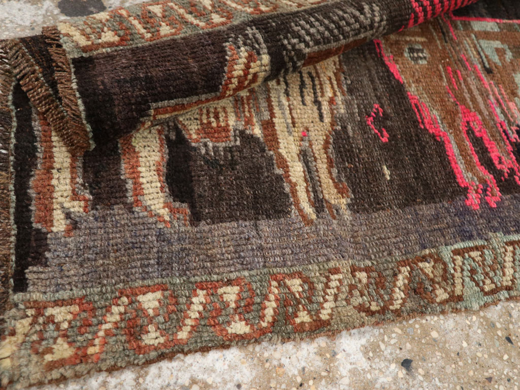 Vintage Turkish Anatolian Pictorial Rug, No.33452 - Galerie Shabab