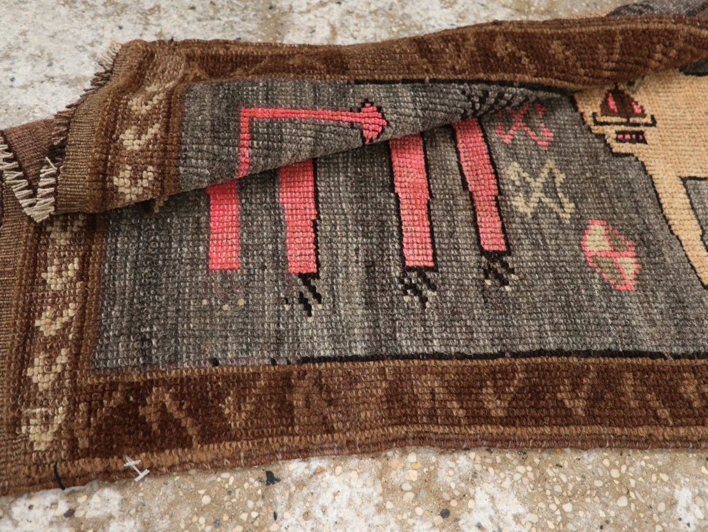 Vintage Turkish Anatolian Pictorial Rug, No.33454 - Galerie Shabab