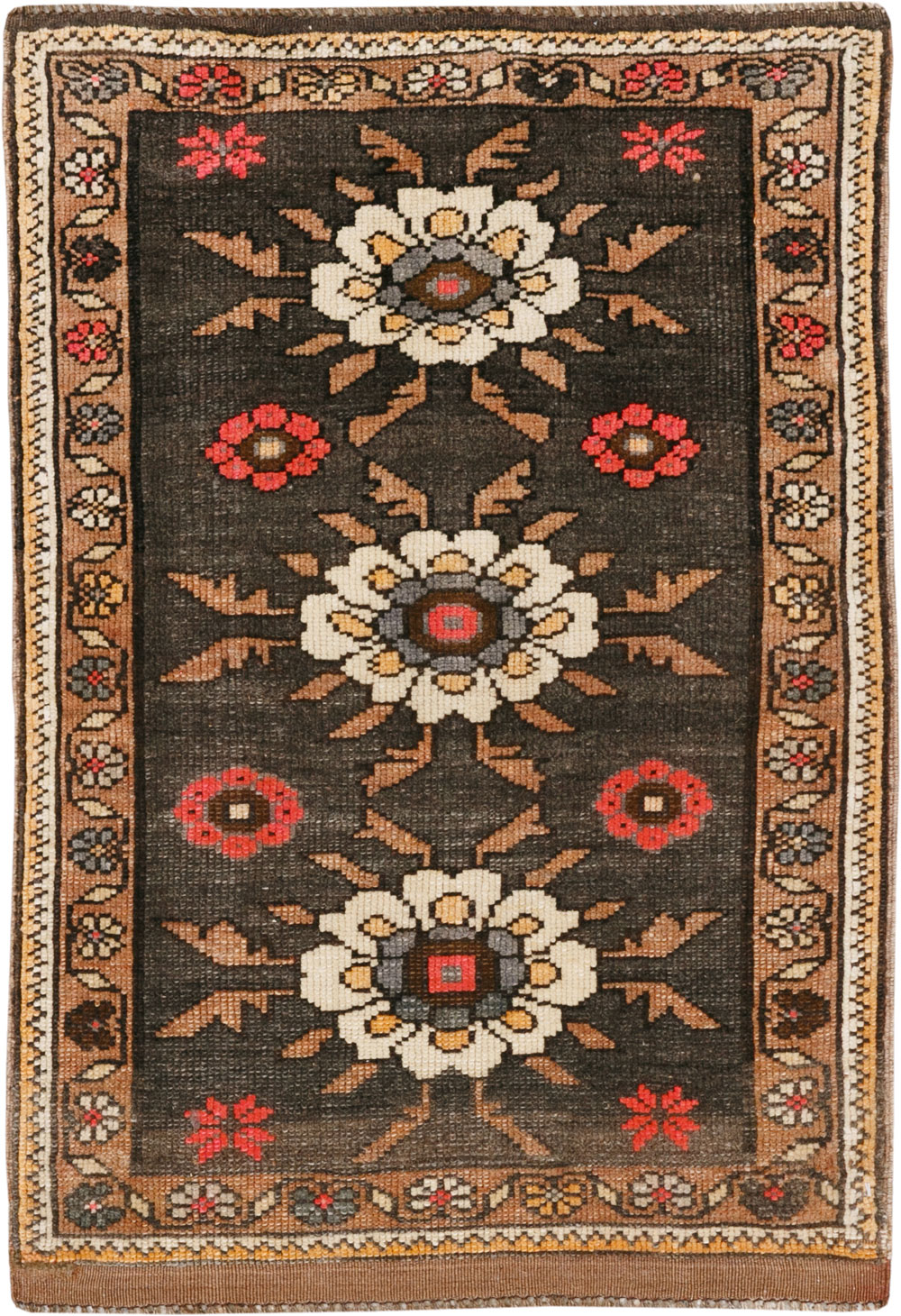 Vintage Turkish Anatolian Throw Rug  (Pair: 2 of 2), No.33455 - Galerie Shabab