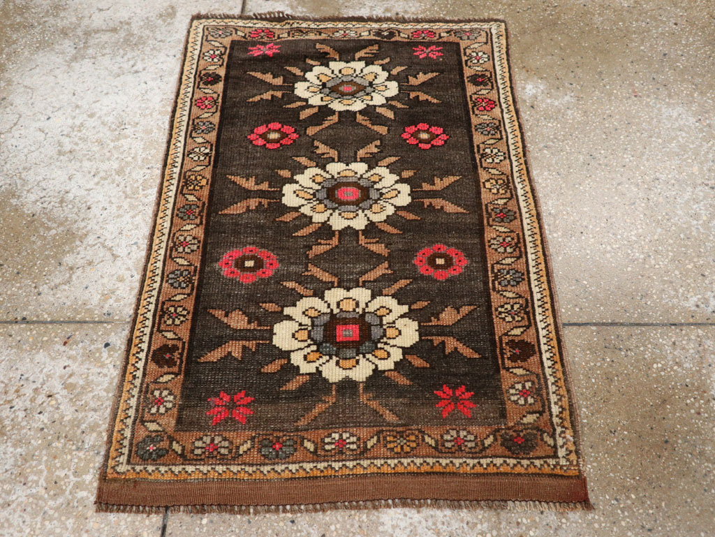 Vintage Turkish Anatolian Throw Rug  (Pair: 2 of 2), No.33455 - Galerie Shabab