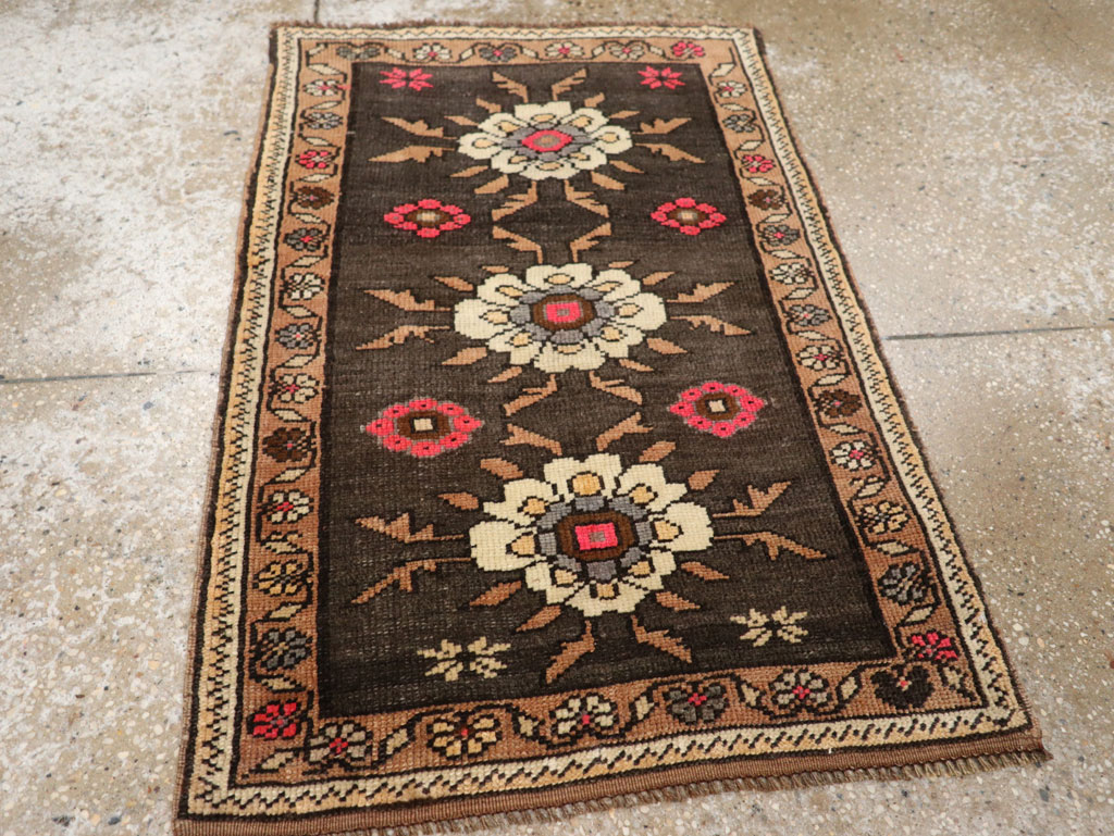 Vintage Turkish Anatolian Throw Rug  (Pair: 1 of 2), No.33458 - Galerie Shabab