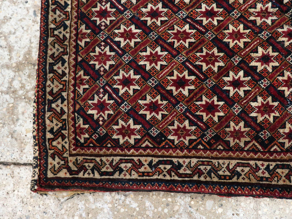 Antique Persian Qashqai Saddlebag (Khorjin), No.33468 - Galerie Shabab