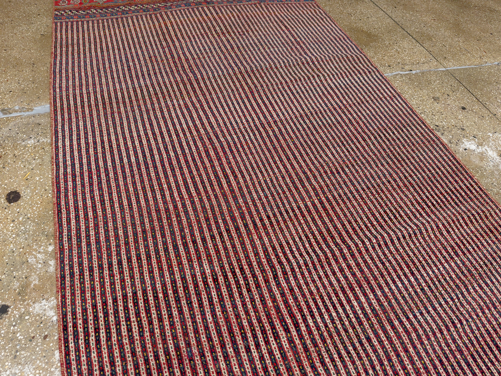 Antique Persian Qashqai Long Runner, No.33470 - Galerie Shabab
