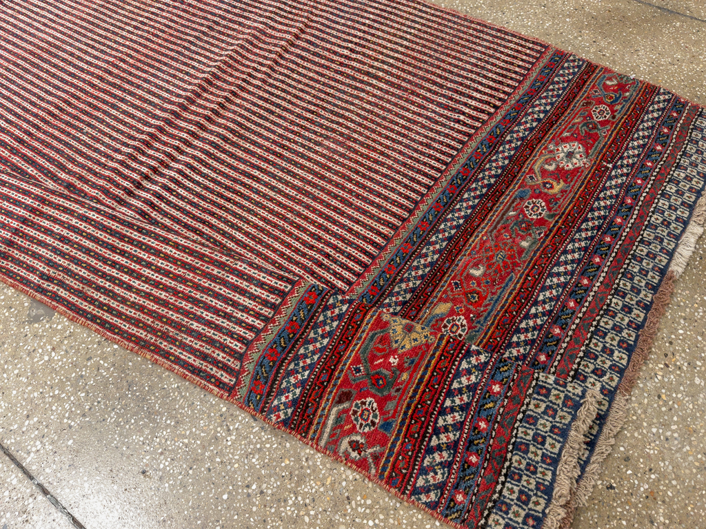 Antique Persian Qashqai Long Runner, No.33470 - Galerie Shabab