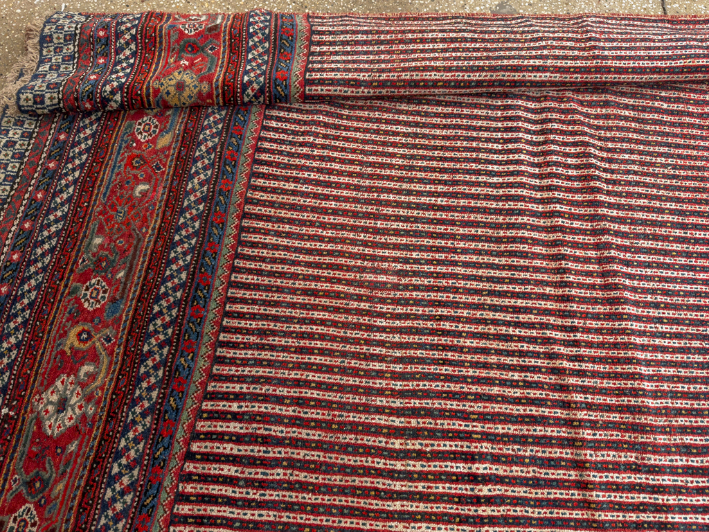 Antique Persian Qashqai Long Runner, No.33470 - Galerie Shabab