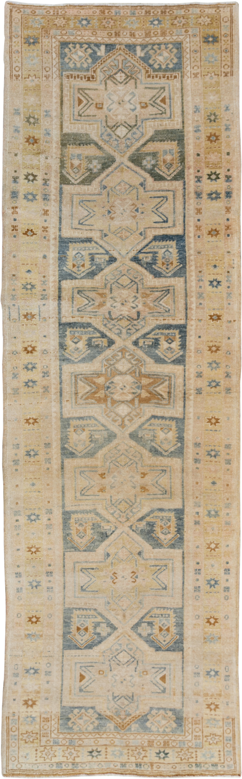 Vintage Persian Heriz Runner, No.33471 - Galerie Shabab
