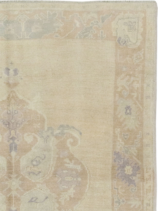 Vintage Turkish Anatolian Wide Gallery Runner, No.33486 - Galerie Shabab