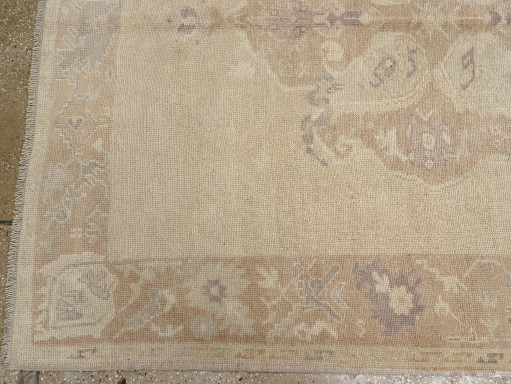 Vintage Turkish Anatolian Wide Gallery Runner, No.33486 - Galerie Shabab