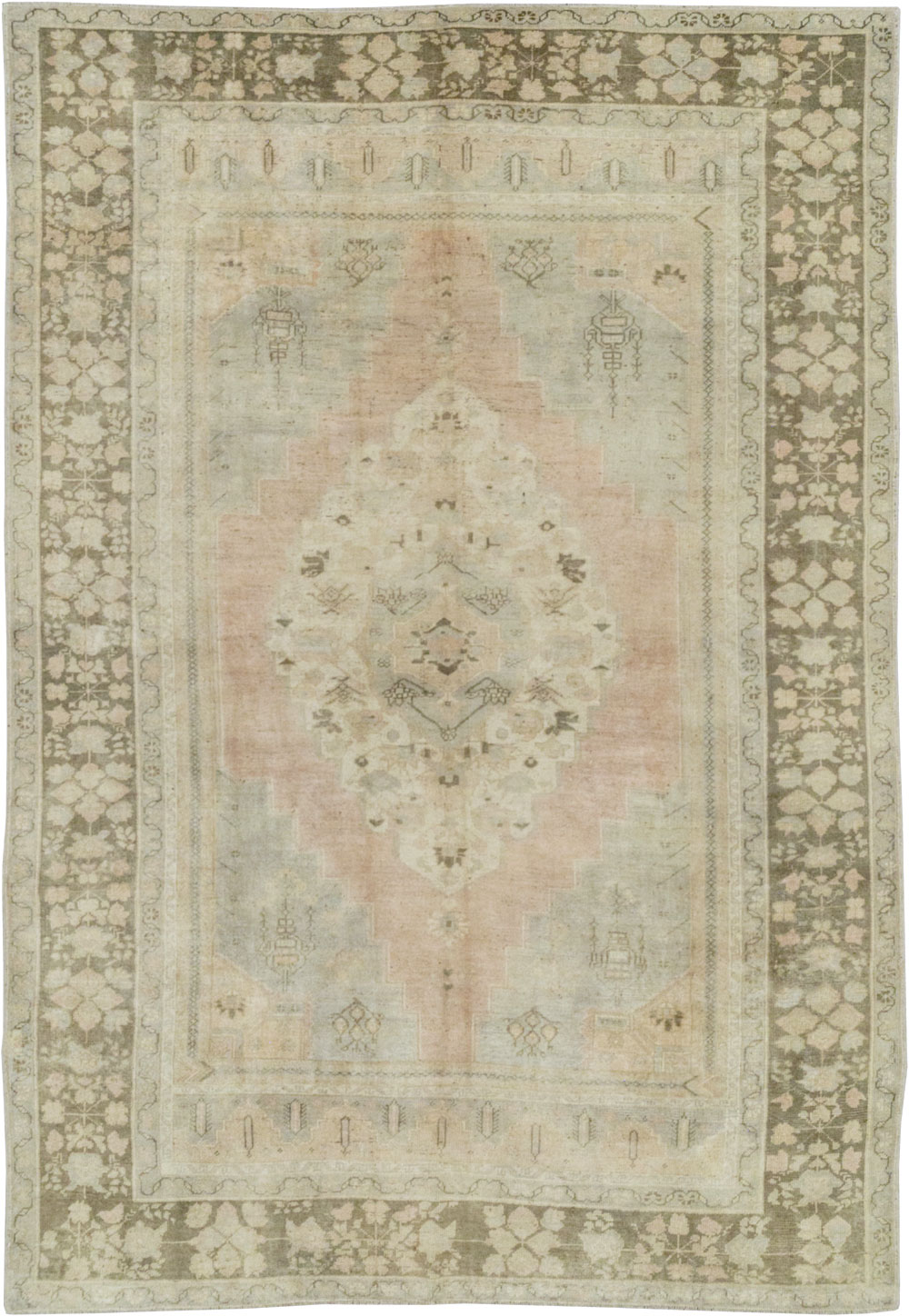 Vintage Turkish Anatolian Accent Rug, No.33487 - Galerie Shabab