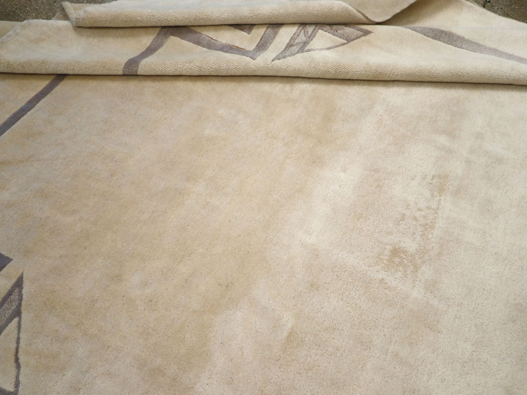 Modern Turkish Room Size Carpet, No.33491 - Galerie Shabab