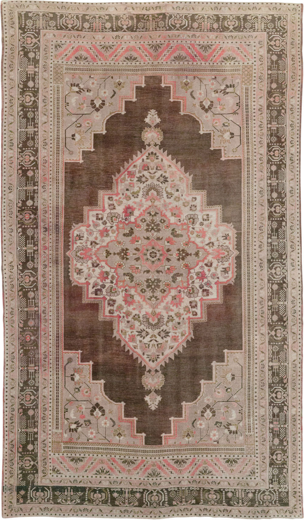 Vintage Turkish Anatolian Gallery Carpet, No.33492 - Galerie Shabab
