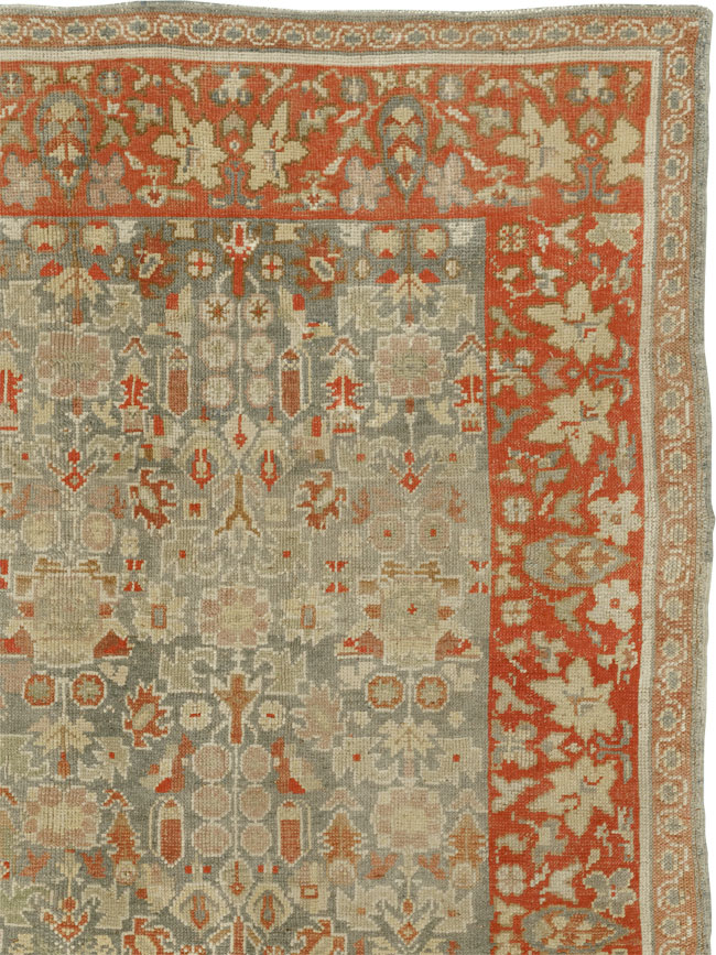 Antique European Oushak Room Size Rug, No.33573 - Galerie Shabab