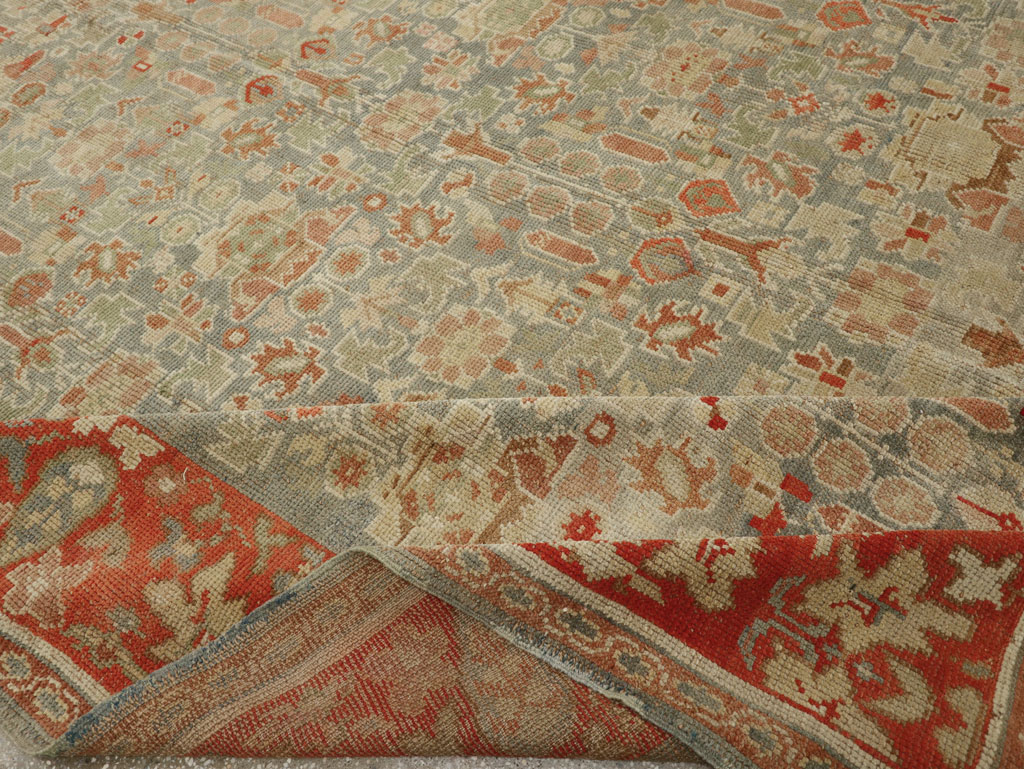 Antique European Oushak Room Size Rug, No.33573 - Galerie Shabab