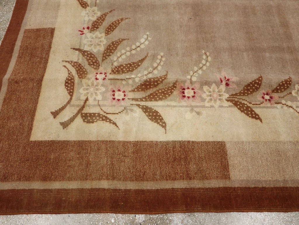 Vintage Indian Art Deco Room Size Carpet, No.33576 - Galerie Shabab