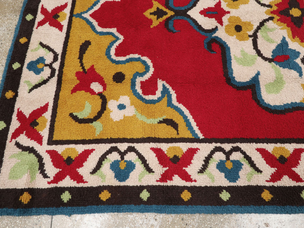 Vintage European Accent Rug, No.33579 - Galerie Shabab