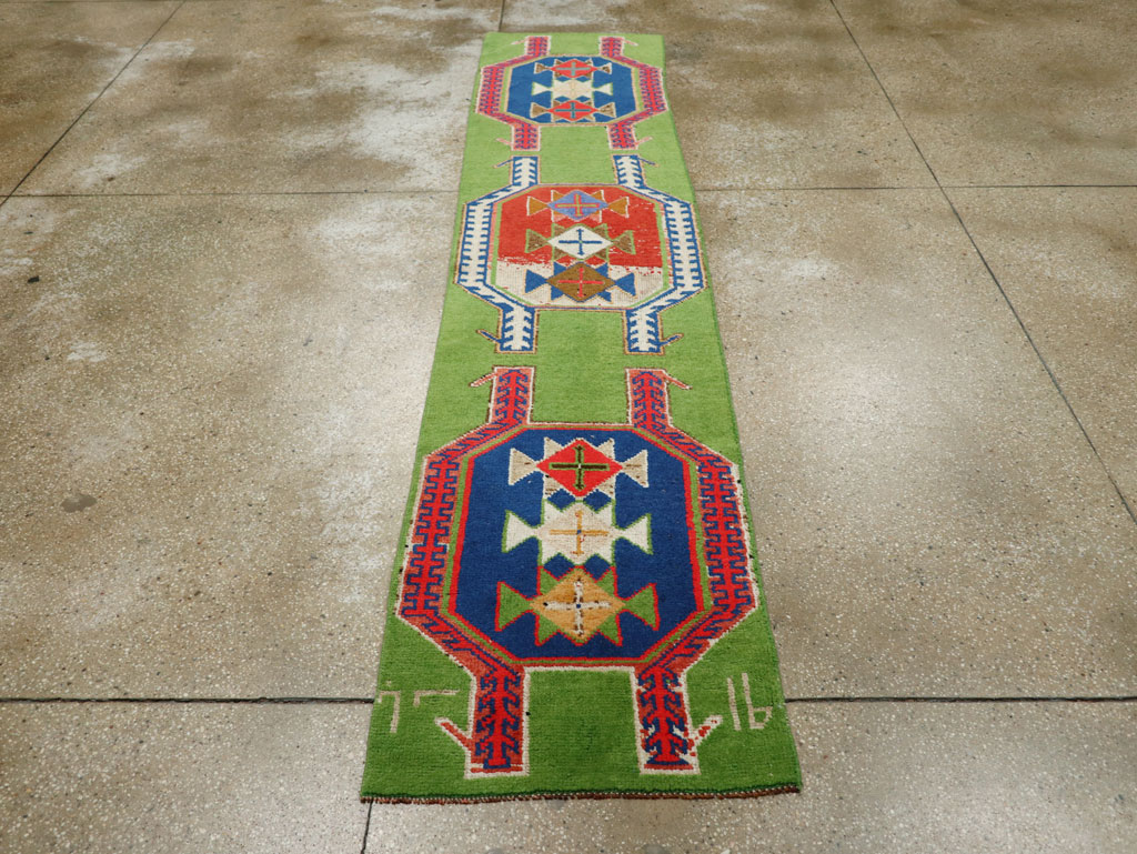 Vintage Turkish Anatolian Runner, No.33583 - Galerie Shabab