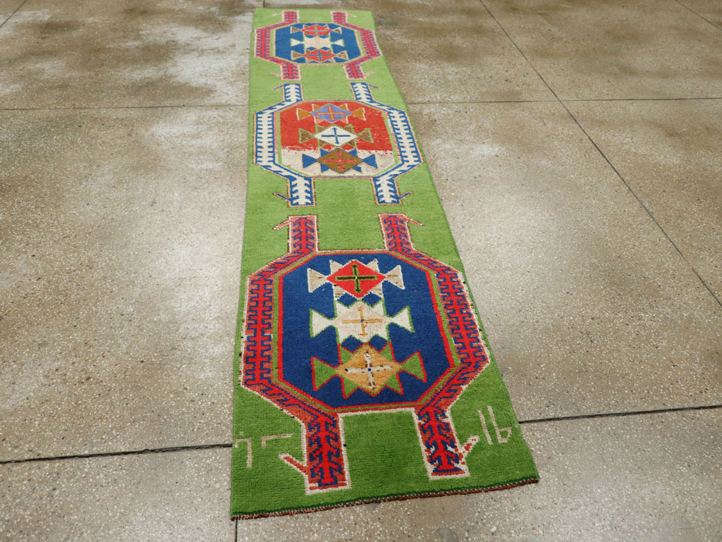 Vintage Turkish Anatolian Runner, No.33583 - Galerie Shabab