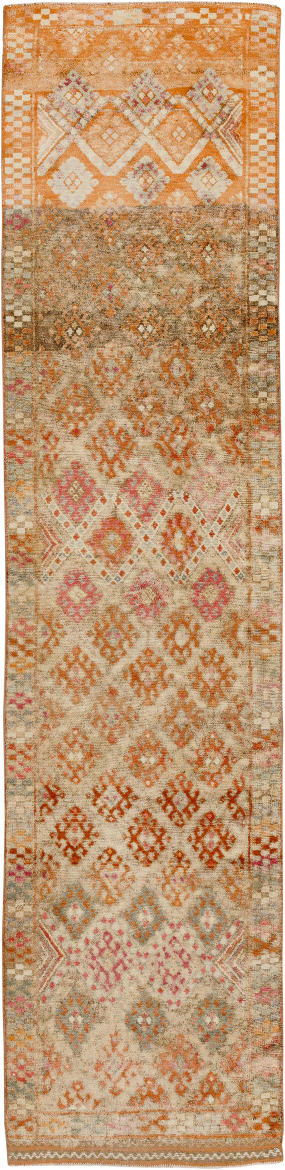 Vintage Turkish Anatolian Runner, No.33585 - Galerie Shabab