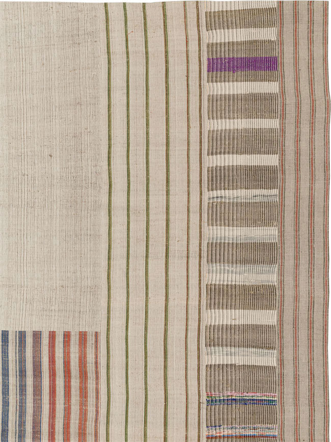 Vintage Turkish Flatweave Kilim Large Carpet, No.33597 - Galerie Shabab