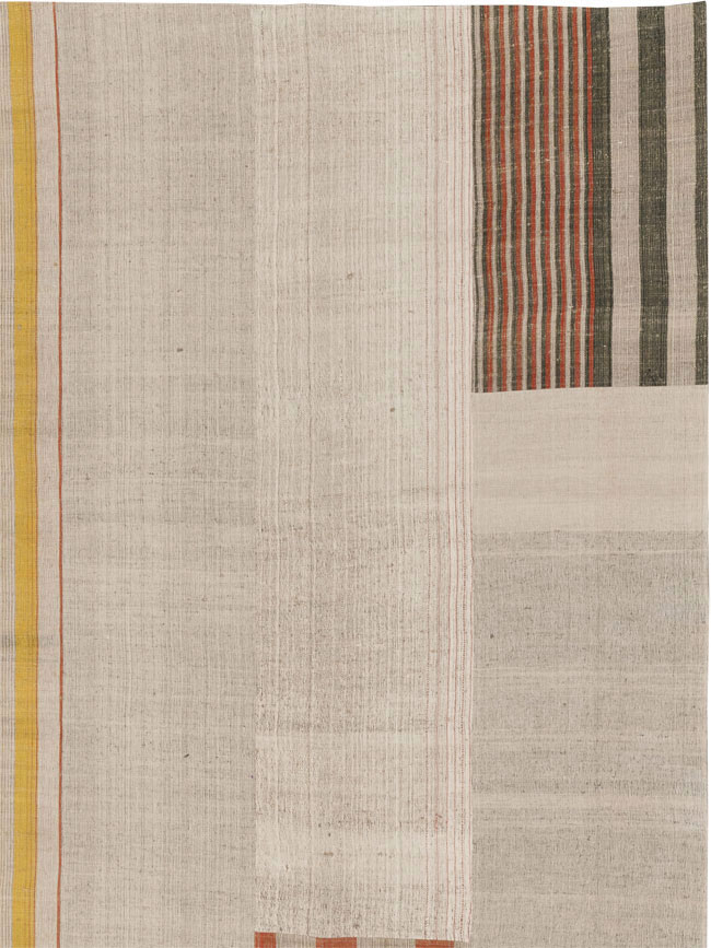 Vintage Turkish Flatweave Kilim Large Carpet, No.33598 - Galerie Shabab