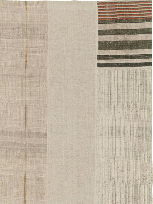 Vintage Turkish Flatweave Kilim Large Carpet, No.33598 - Galerie Shabab