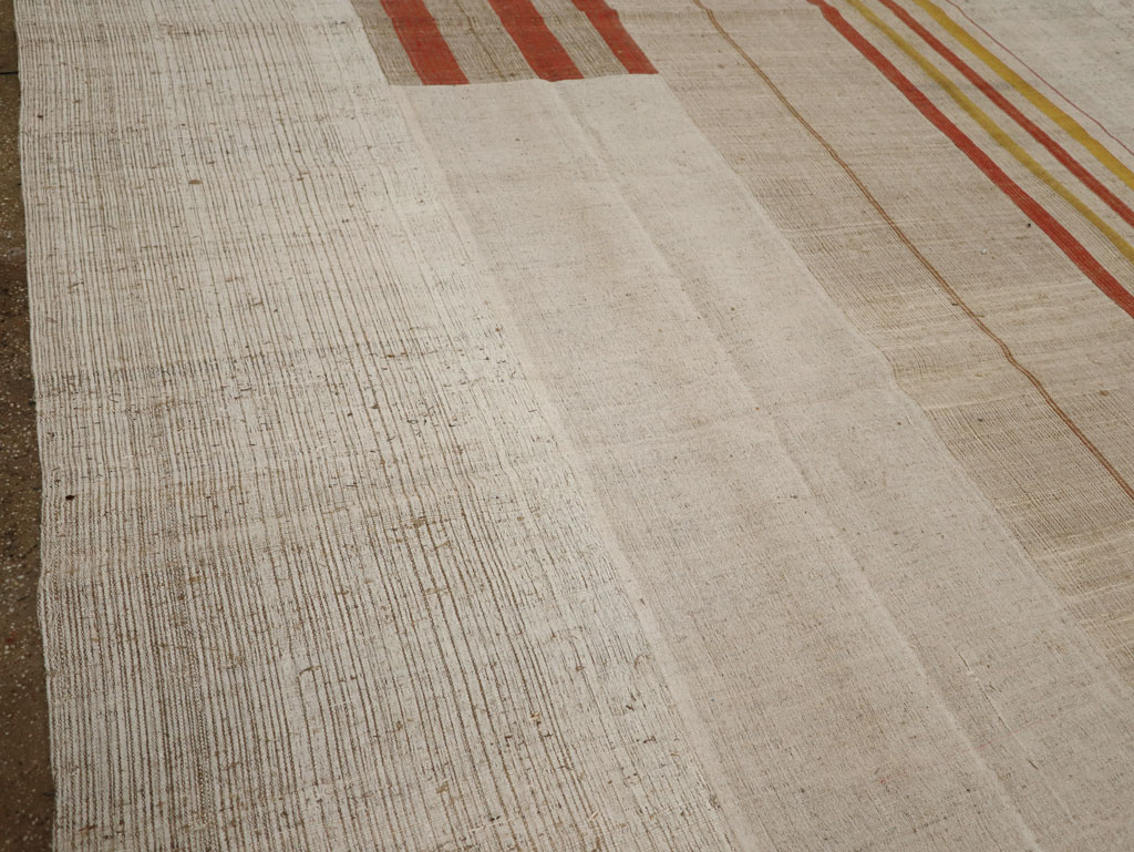 Vintage Turkish Flatweave Kilim Large Carpet, No.33598 - Galerie Shabab