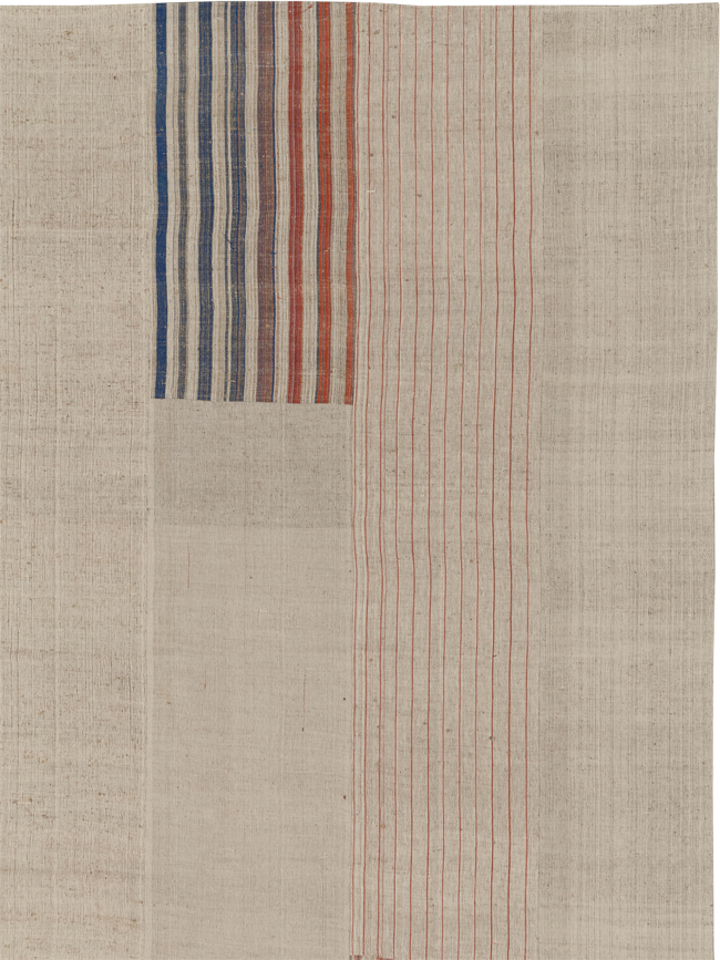 Modern Turkish Flatweave Kilim Large Carpet, No.33600 - Galerie Shabab