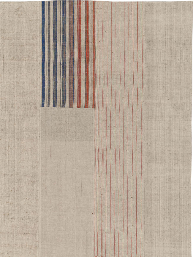 Vintage Turkish Flatweave Kilim Large Carpet, No.33600 - Galerie Shabab