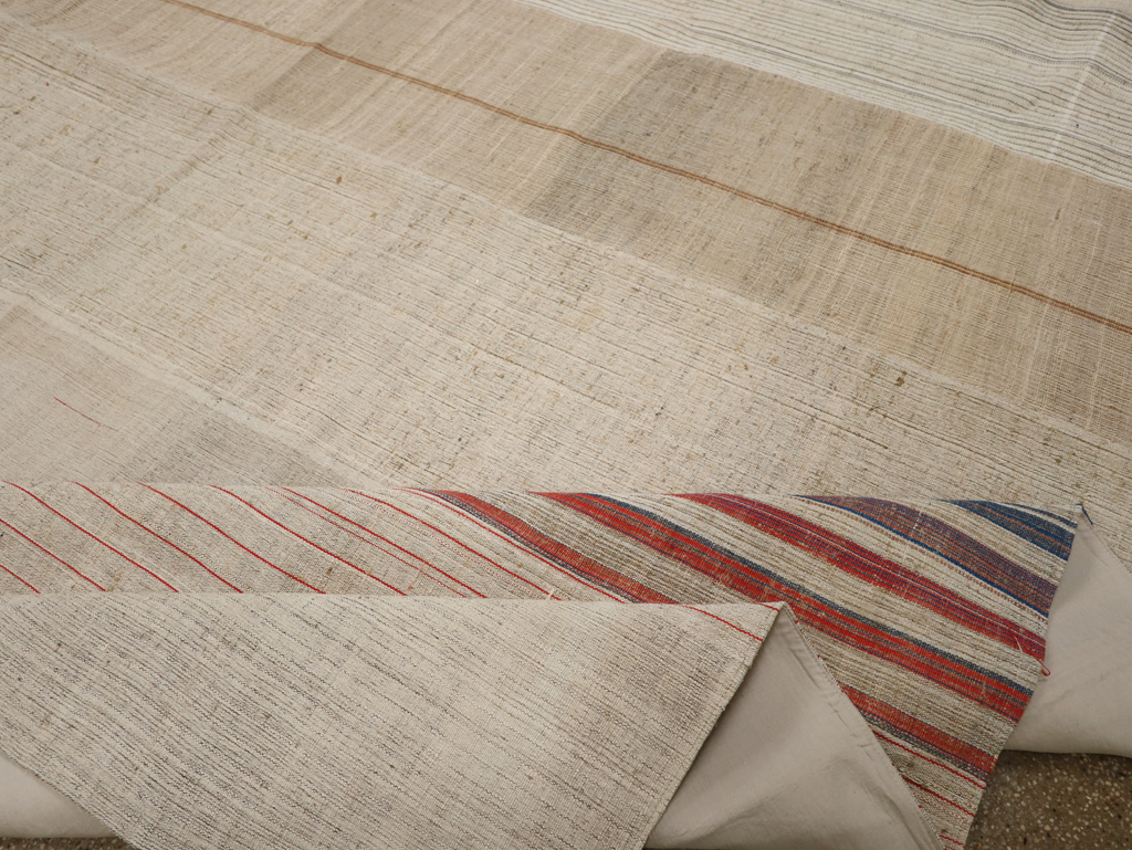 Vintage Turkish Flatweave Kilim Large Carpet, No.33600 - Galerie Shabab