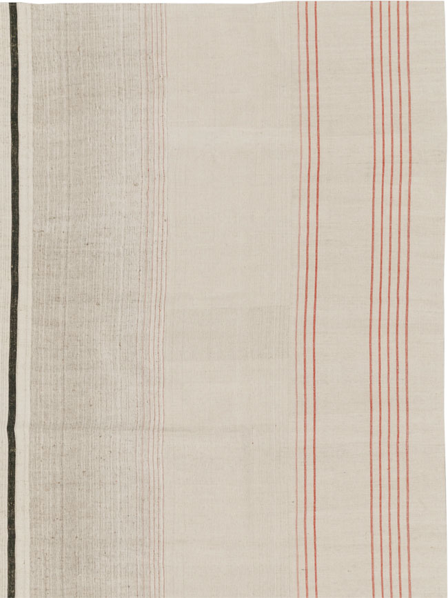 Vintage Turkish Flatweave Kilim Room Size Carpet, No.33604 - Galerie Shabab