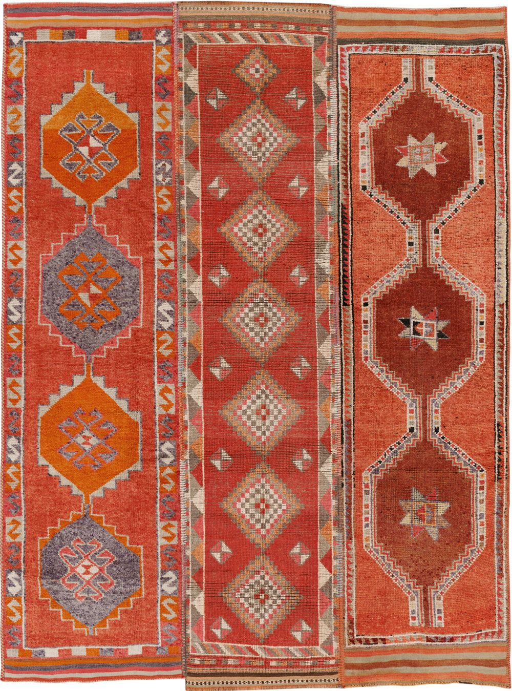 Vintage Turkish Anatolian Room Size Carpet, No.33613 - Galerie Shabab