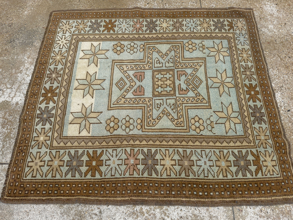Vintage Caucasian Throw Rug, No.33618 - Galerie Shabab