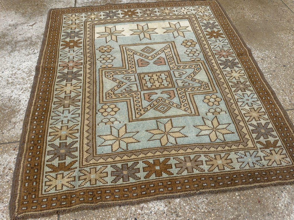 Vintage Caucasian Throw Rug, No.33618 - Galerie Shabab