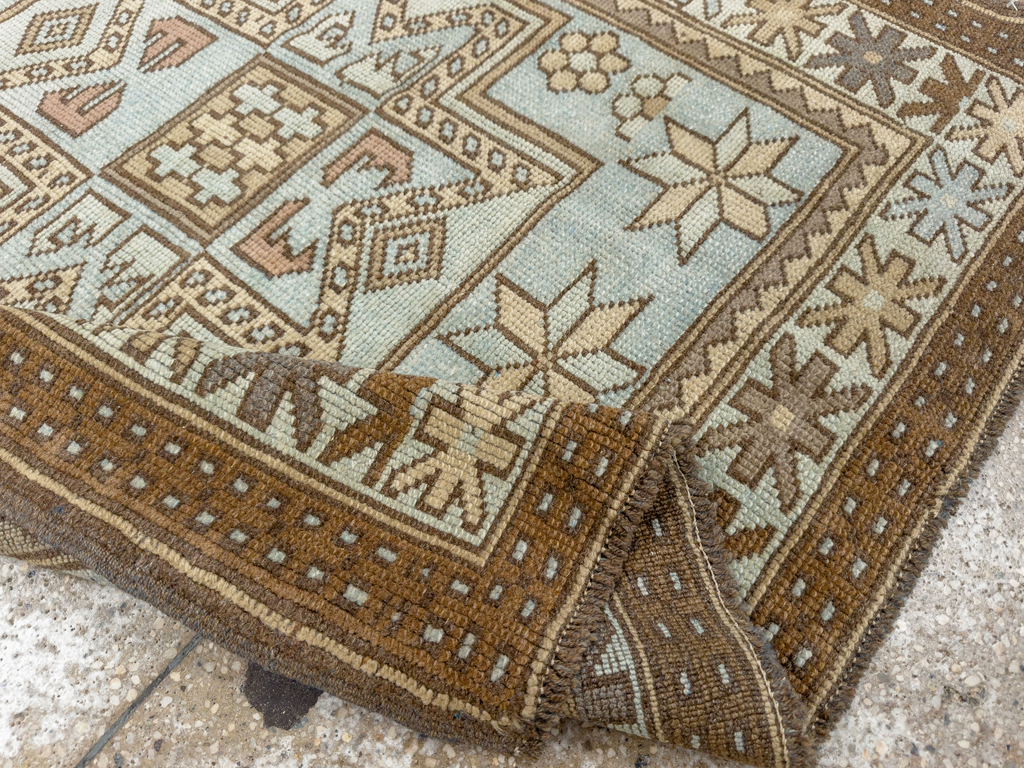 Vintage Caucasian Throw Rug, No.33618 - Galerie Shabab