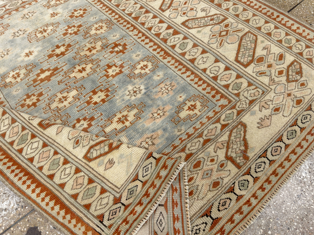 Vintage Caucasian Square Accent Rug, No.33628 - Galerie Shabab