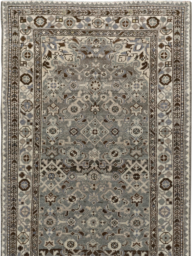 Antique Persian Malayer Long Runner, No.33631 - Galerie Shabab
