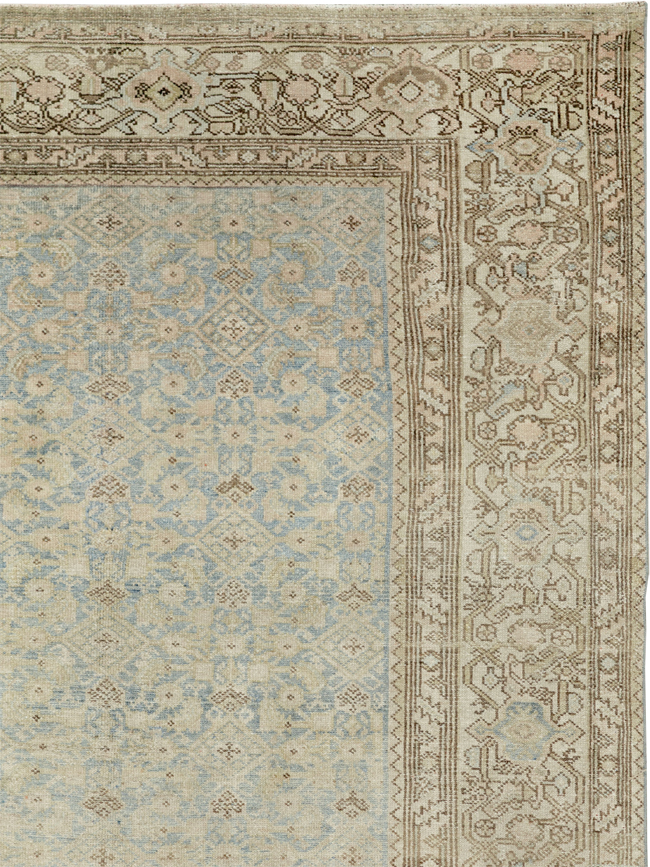 Antique Persian Malayer Wide Gallery Long Runner, No.33632 - Galerie Shabab