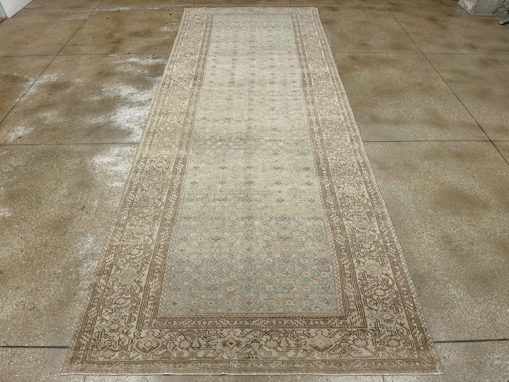 Antique Persian Malayer Wide Gallery Long Runner, No.33632 - Galerie Shabab