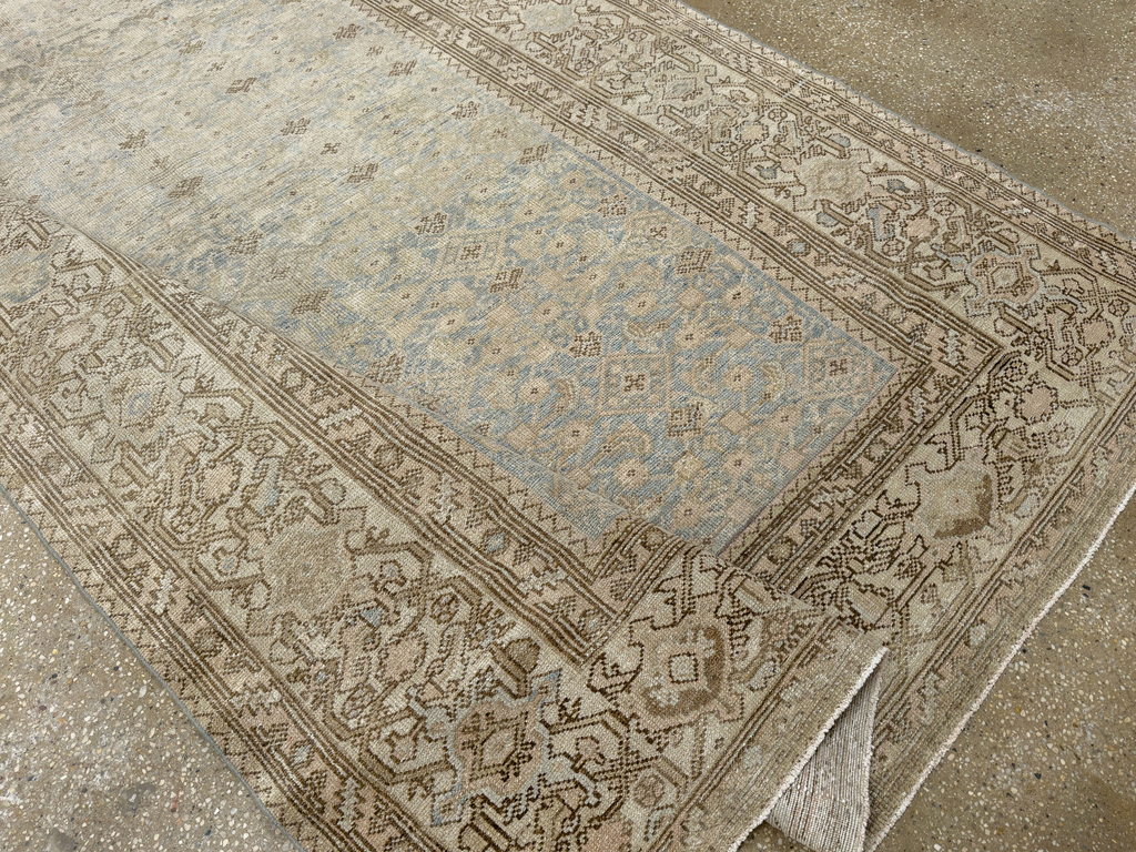 Antique Persian Malayer Wide Gallery Long Runner, No.33632 - Galerie Shabab