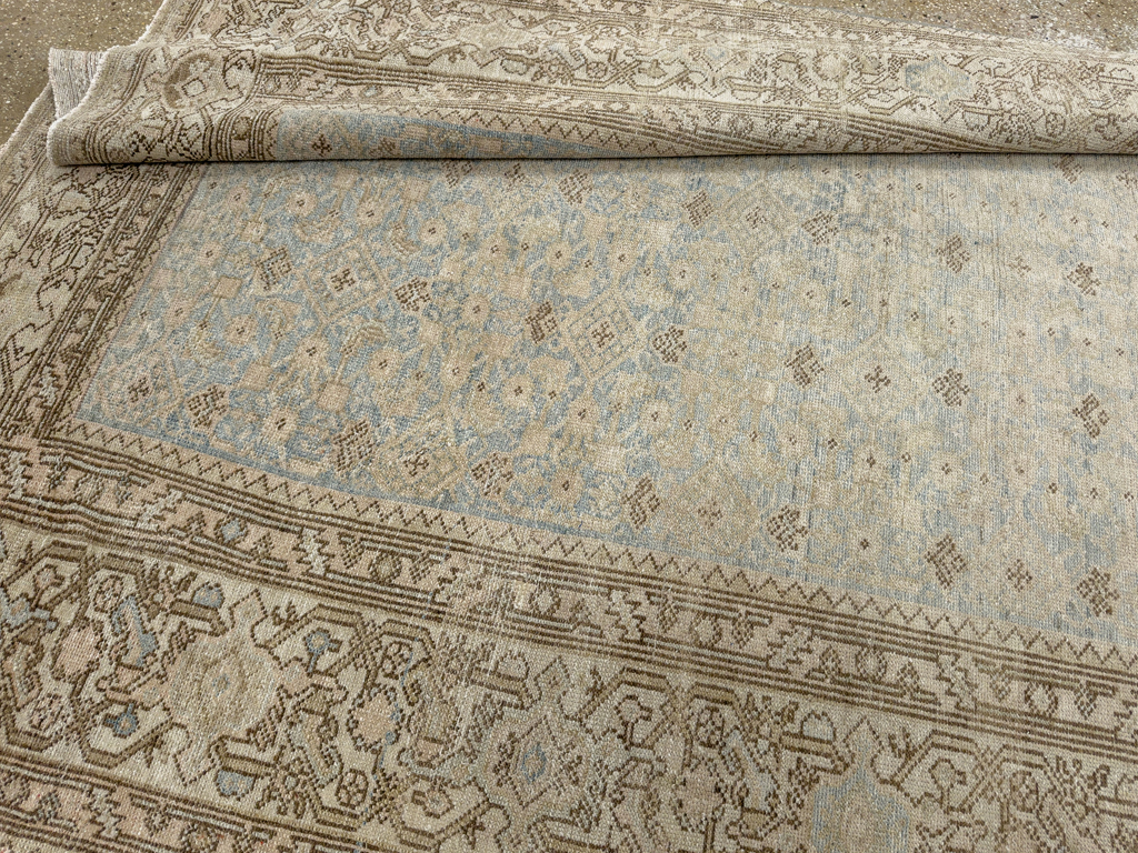 Antique Persian Malayer Wide Gallery Long Runner, No.33632 - Galerie Shabab