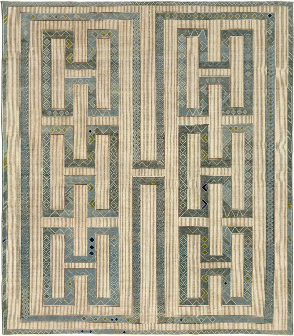 African Tuareg Inspired Turkish Modern Large Room Size Carpet, No.33646 - Galerie Shabab